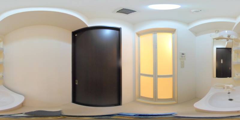 パノラマ画像洗面所