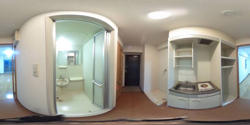 パノラマ画像キッチン