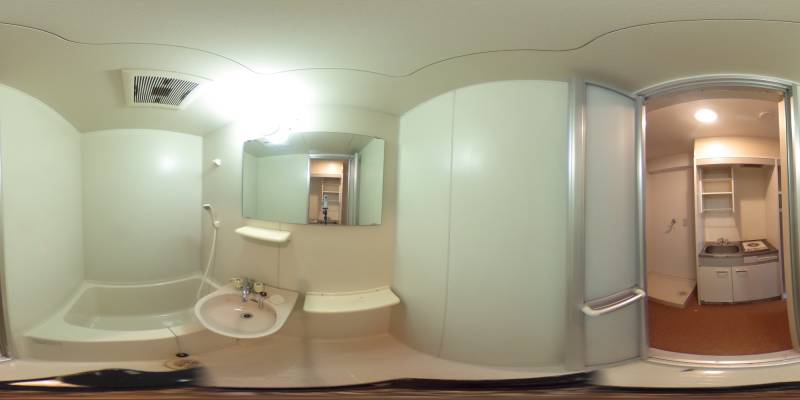 パノラマ画像バスルーム