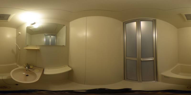 パノラマ画像バスルーム