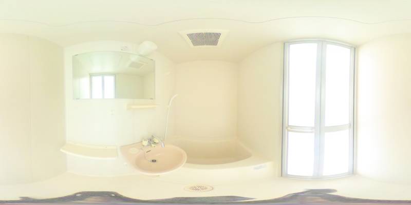パノラマ画像バスルーム