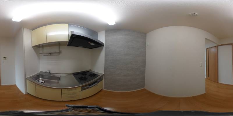 パノラマ画像キッチン