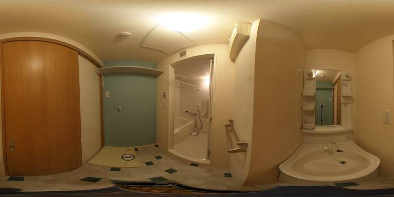 パノラマ画像洗面所