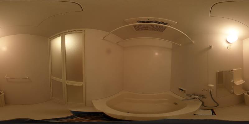 パノラマ画像バスルーム