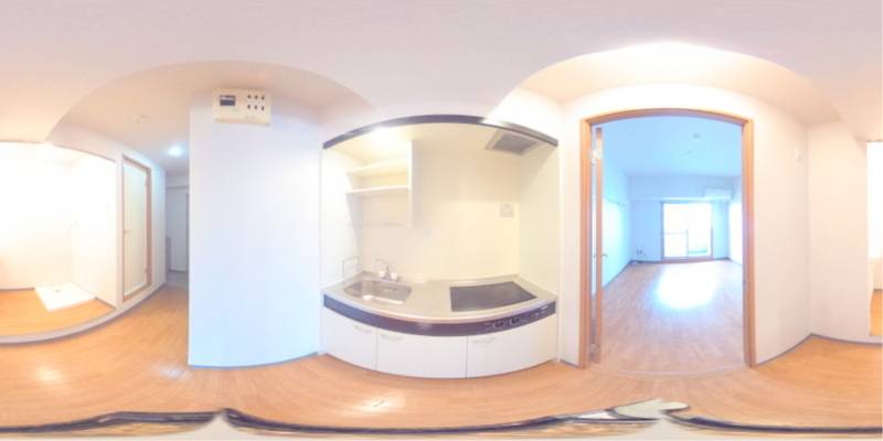 パノラマ画像キッチン