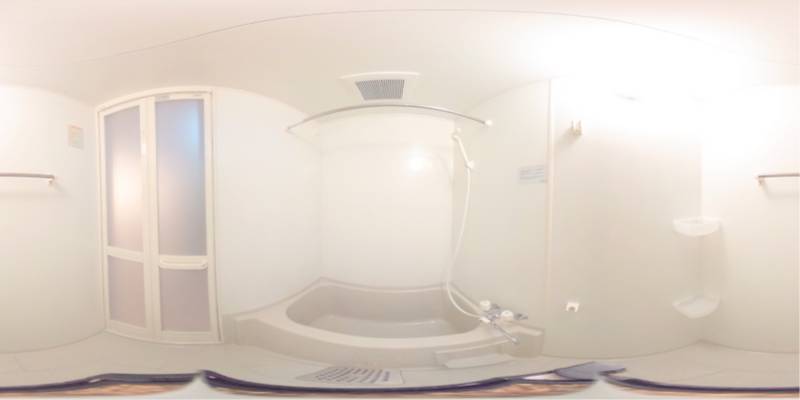 パノラマ画像バスルーム