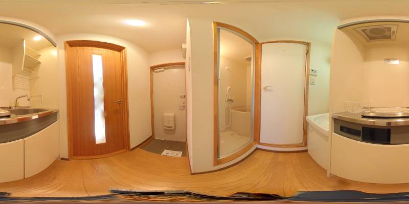 パノラマ画像キッチン