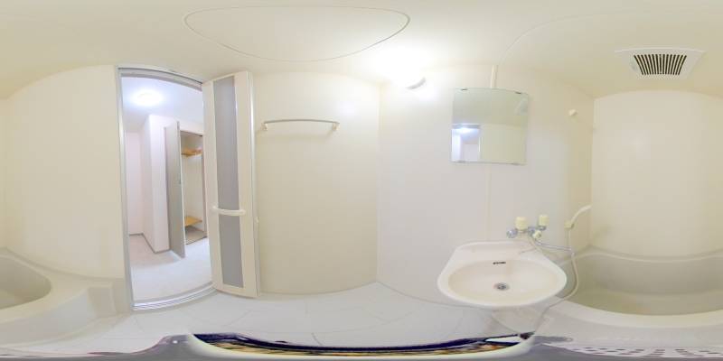 パノラマ画像バスルーム