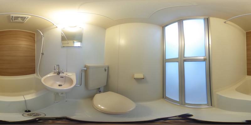 パノラマ画像バスルーム