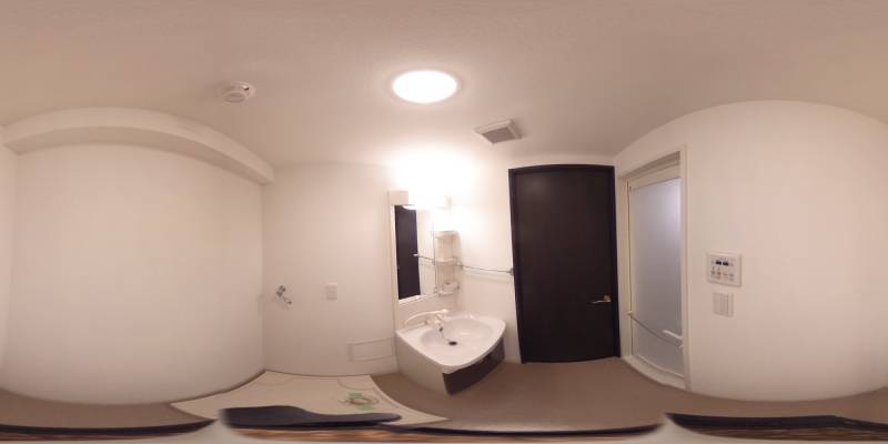 パノラマ画像バスルーム