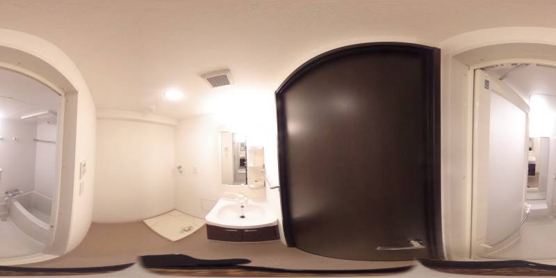 パノラマ画像バスルーム