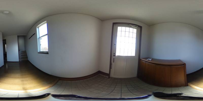 パノラマ画像玄関