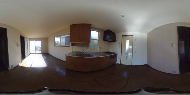 パノラマ画像キッチン