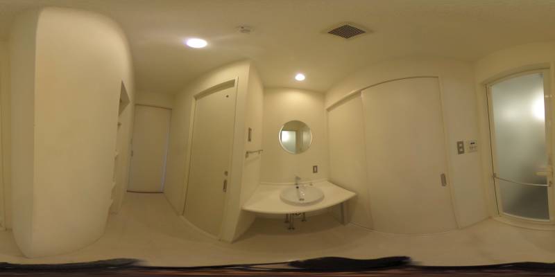 パノラマ画像洗面所