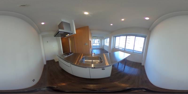 パノラマ画像キッチン