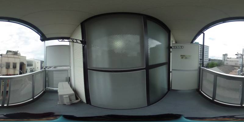 パノラマ画像バルコニー