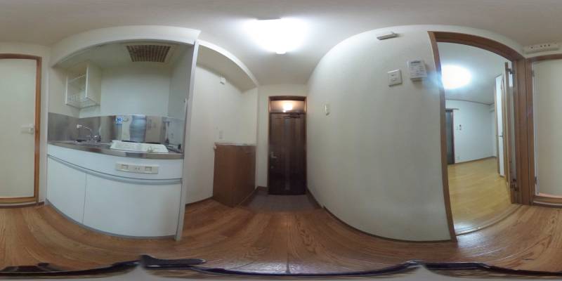 パノラマ画像キッチン