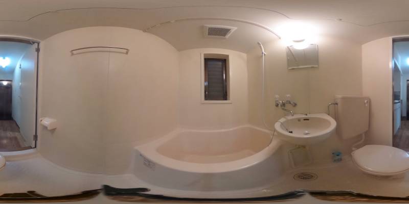 パノラマ画像バスルーム