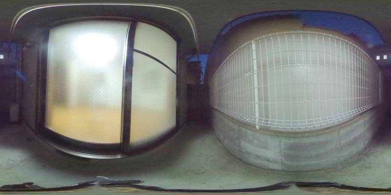 パノラマ画像バルコニー