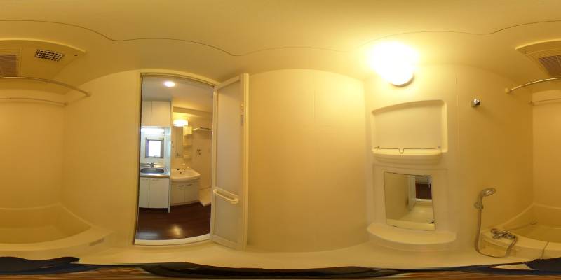 パノラマ画像バスルーム