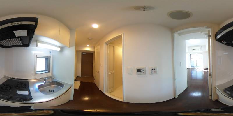 パノラマ画像キッチン
