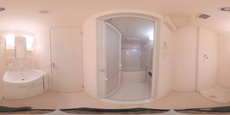 パノラマ画像洗面所