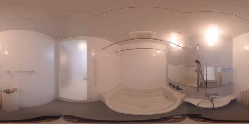 パノラマ画像バスルーム