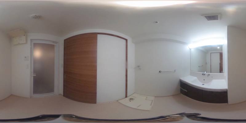 パノラマ画像洗面所