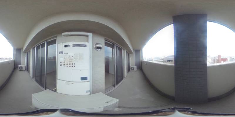 パノラマ画像バルコニー