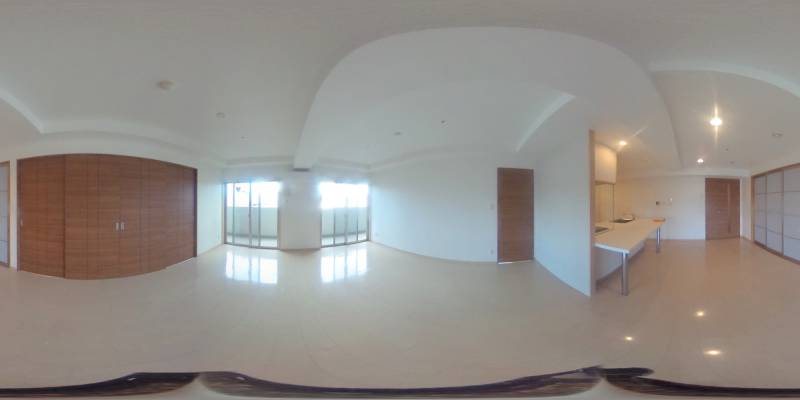 パノラマ画像洋室