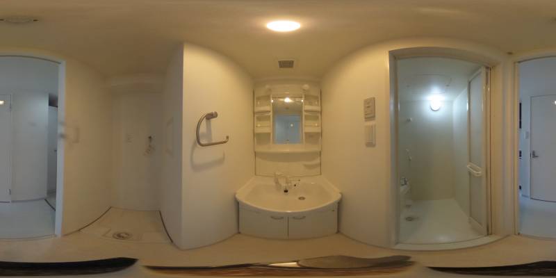 パノラマ画像洗面所