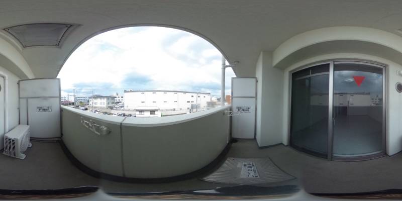 パノラマ画像バルコニー