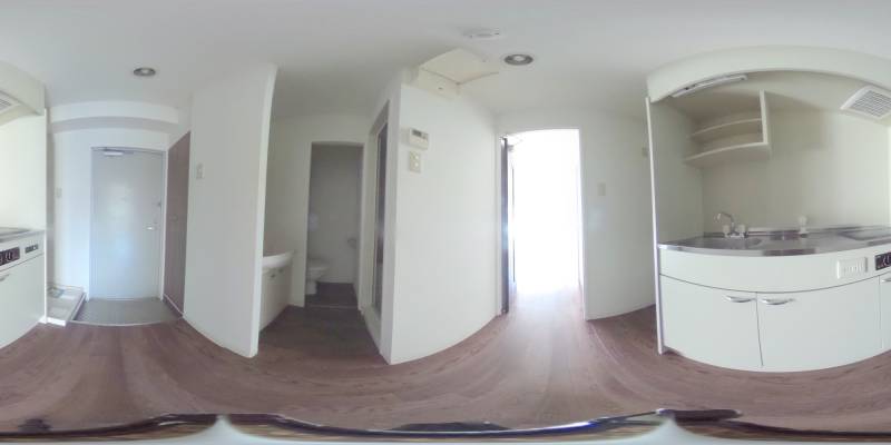 パノラマ画像キッチン