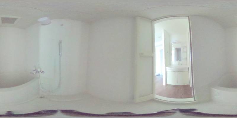 パノラマ画像バスルーム