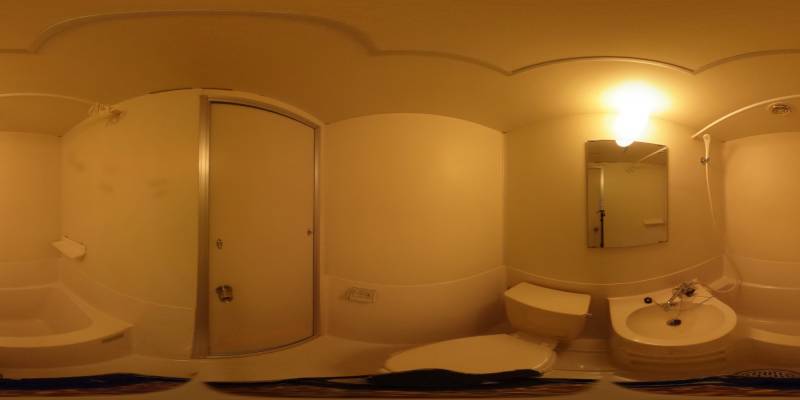 パノラマ画像バスルーム