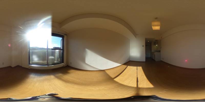 パノラマ画像洋室