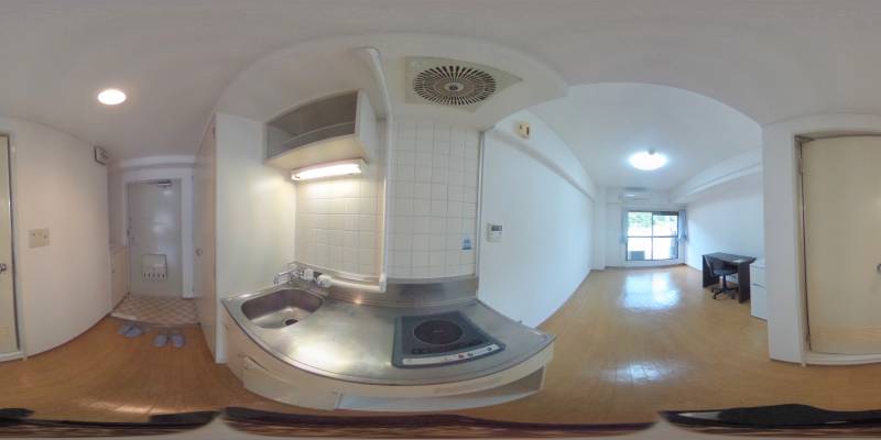 パノラマ画像キッチン