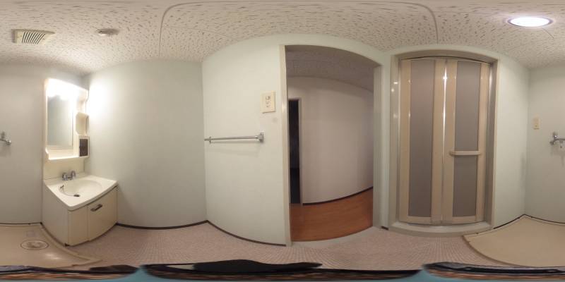 パノラマ画像洗面所