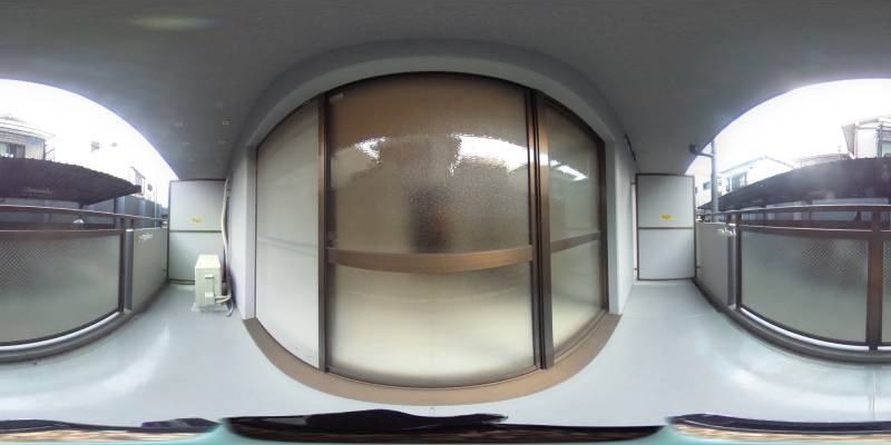 パノラマ画像バルコニー