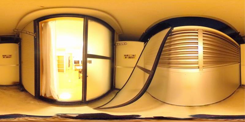 パノラマ画像バルコニー