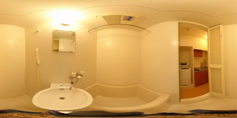 パノラマ画像バスルーム