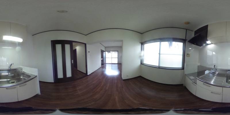 パノラマ画像キッチン