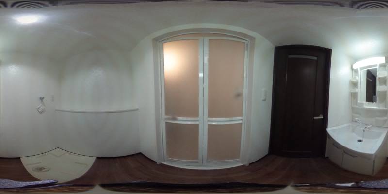 パノラマ画像洗面所