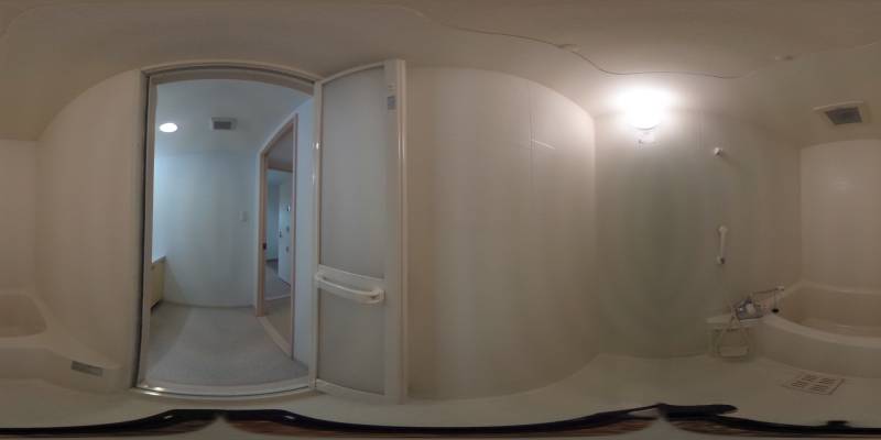 パノラマ画像バスルーム