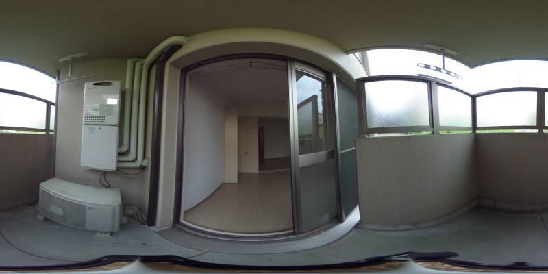 パノラマ画像バルコニー