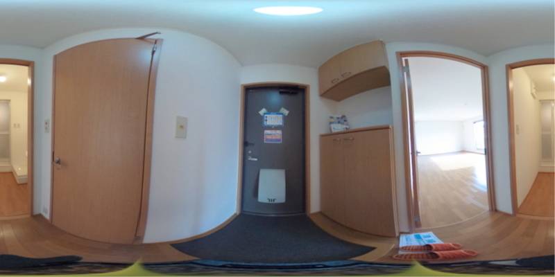 パノラマ画像玄関