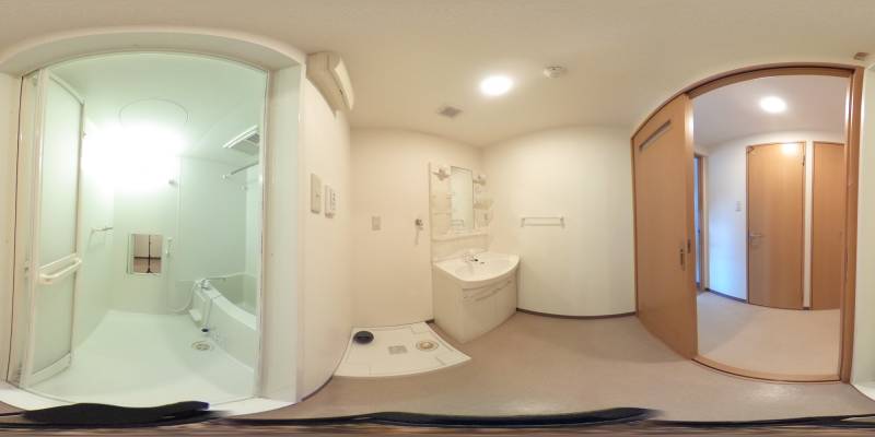 パノラマ画像洗面所