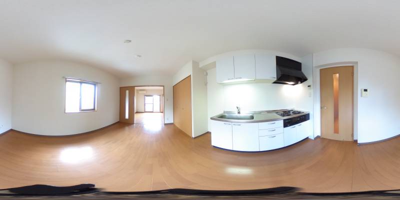 パノラマ画像キッチン