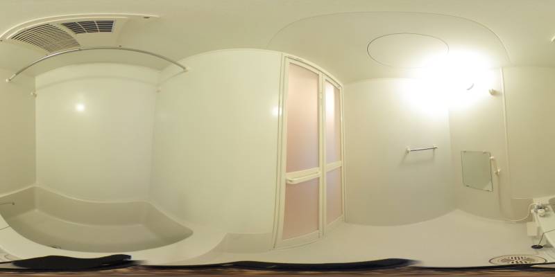 パノラマ画像バスルーム