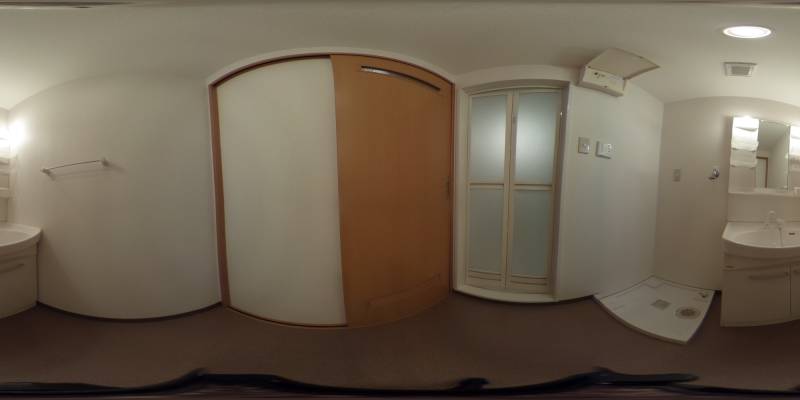 パノラマ画像洗面所